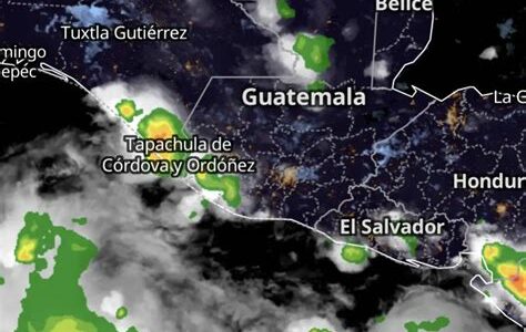 Alerta de depresión tropical en el Pacífico Sur; se esperan lluvias muy fuertes en Chiapas, Oaxaca y sur de Veracruz. Mantente informado y sigue las recomendaciones oficiales.