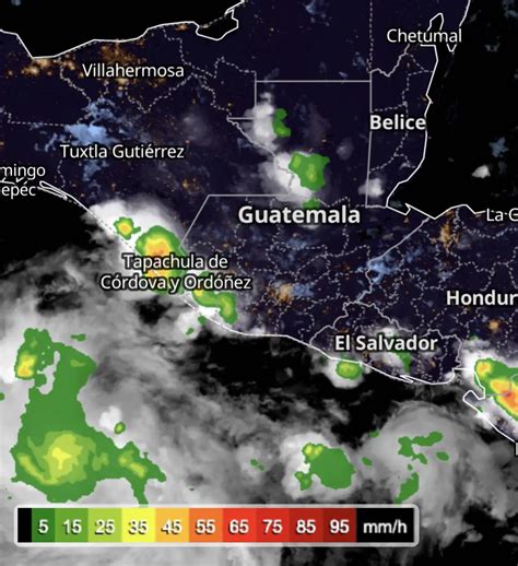 Alerta de depresión tropical en el Pacífico Sur; se esperan lluvias muy fuertes en Chiapas, Oaxaca y sur de Veracruz. Mantente informado y sigue las recomendaciones oficiales.