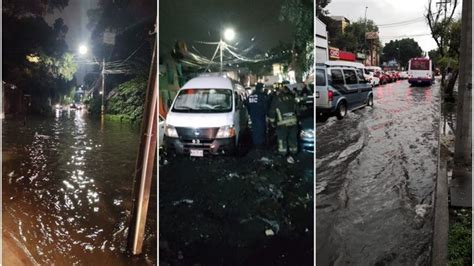 Lluvias intensas causan graves inundaciones en CDMX; autoridades despliegan equipos de emergencia y recomiendan evitar salir de casa.