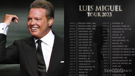 Luis Miguel rompe récords con su gira 2023, vendiendo 1.5 millones de boletos y recaudando 120 millones de dólares en 12 países de América Latina.