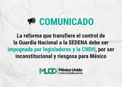 El control de la Guardia Nacional pasa a Sedena: 71 votos a favor, 51 en contra. Se busca mayor disciplina y capacidad operativa bajo estructura militar. Oposición crítica.