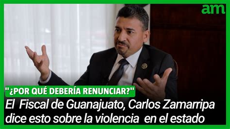 Carlos Zamarripa Aguirre renunció como Fiscal General de Guanajuato, dejando un vacío significativo en un estado golpeado por altos niveles de violencia e inseguridad.