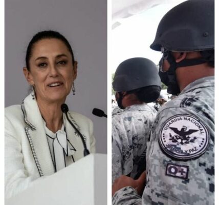 Sheinbaum defiende la reforma de la Guardia Nacional, argumentando que fortalecerá la seguridad sin militarización excesiva, y destaca sus logros y esfuerzos en profesionalización.