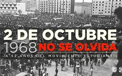 Recuerda Tlatelolco: exigimos justicia y verdad, manteniendo viva la memoria de las víctimas y su lucha por los derechos humanos en México.