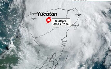 Milton se debilita a depresión tropical, alivio para Yucatán. Autoridades reducen alertas, pero mantienen vigilancia ante posibles cambios climáticos.