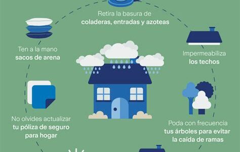 Protege tu hogar contra inundaciones: invierte en seguros y prepara un plan de emergencia para salvaguardar tu bienestar y el de tu familia.