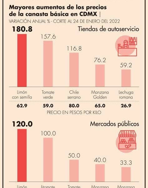 Precios de la canasta básica aumentan por inflación y costos, afectando a familias. Es urgente buscar soluciones efectivas para mejorar accesibilidad y seguridad alimentaria.