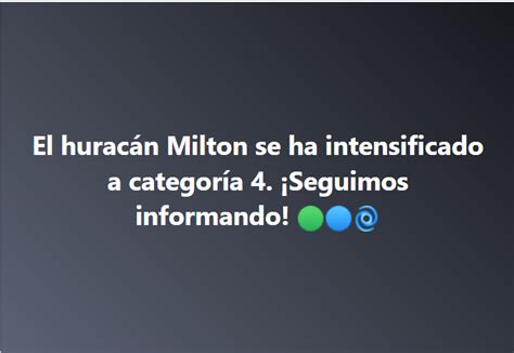 Prepárate para el huracán Milton: sigue las indicaciones de Protección Civil y mantente informado para minimizar riesgos en Yucatán.