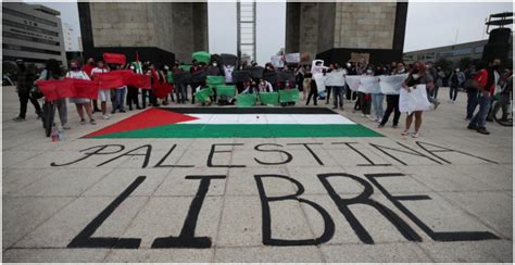 Civiles en México claman por paz en Gaza, buscan crear conciencia y detener el derramamiento de sangre en la región.