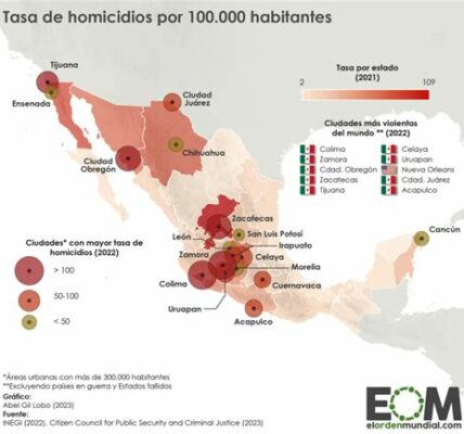 Las manifestaciones en México reflejan descontento por inseguridad, corrupción y falta de oportunidades, con más de 2,000 protestas recientes.