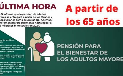 México baja la edad para pensión universal de 68 a 65 años, ampliando la cobertura social para adultos mayores y mejorando su bienestar económico.