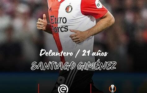 Santiago Giménez deslumbra con un gol de chilena, reafirmando su talento y dejando huella en el fútbol europeo con el Feyenoord.