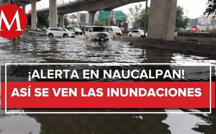 Lluvias intensas inundan Naucalpan y Tlalnepantla, creando caos vial. Autoridades y emergencias trabajan para mitigar riesgos y prevenir futuras afectaciones. Mantente informado y evita traslados innecesarios.