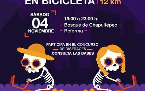 Disfruta de rodadas temáticas en CDMX este Día de Muertos: ciclismo, disfraces y un ambiente seguro para recordar y divertirse.