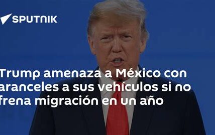 Trump amenaza con aranceles si México no aborda la migración; Sheinbaum aún no responde, pero enfatiza la cooperación con EE.UU. Tensión creciente entre ambos países.