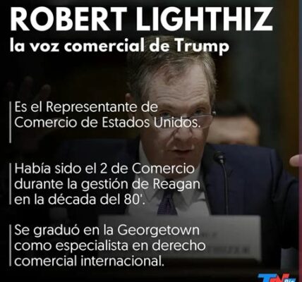 Trump elige a Robert Lighthizer para reforzar su estrategia comercial proteccionista en 2024, destacando la renegociación del TLCAN y su enfoque "Estados Unidos primero".