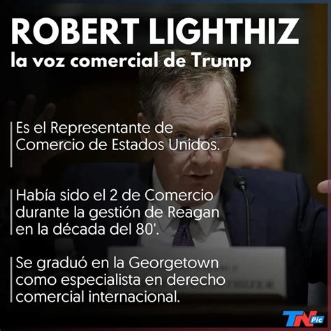 Trump elige a Robert Lighthizer para reforzar su estrategia comercial proteccionista en 2024, destacando la renegociación del TLCAN y su enfoque "Estados Unidos primero".