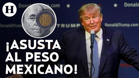 El regreso de Trump siembra incertidumbre en México, impactando al peso y la Bolsa Mexicana de Valores, con volatilidad en el horizonte económico.