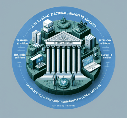 Presupuesto electoral judicial ajustado: 6,219 millones para asegurar eficacia y transparencia en elecciones críticas. Capacitación, tecnología y seguridad, prioridades clave.