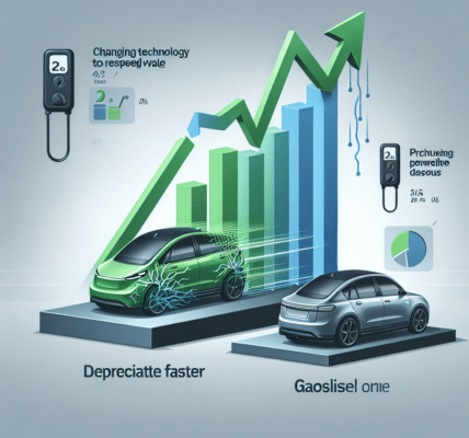 Los vehículos eléctricos se deprecian más rápido que los de gasolina. La tecnología cambiante afecta su valor de reventa, influyendo en las decisiones de compra futuras.