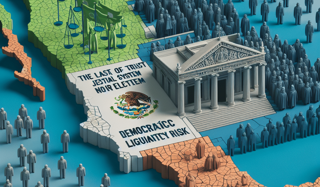 La falta de confianza en el sistema judicial podría disminuir la participación en las elecciones, poniendo en riesgo la legitimidad democrática en México.