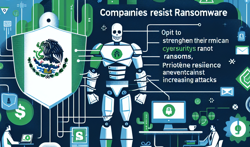 Empresas mexicanas resisten al ransomware, optando por fortalecer su ciberseguridad y no pagar rescates, priorizando resiliencia y prevención ante los ataques crecientes.