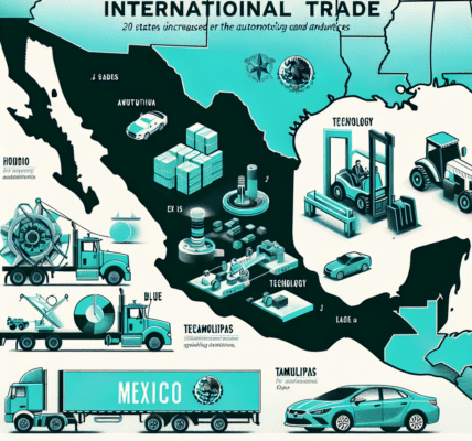 México destaca en el comercio exterior con 20 estados aumentando exportaciones, impulsados por la industria automotriz y tecnología, según el informe del INEGI. Tamaulipas lidera el crecimiento.