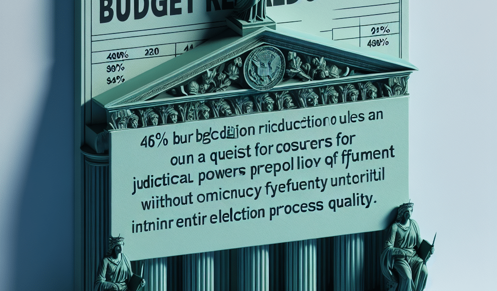 El INE propone reducir el presupuesto del Poder Judicial un 46%, buscando eficiencia sin comprometer la calidad del proceso electoral interno.