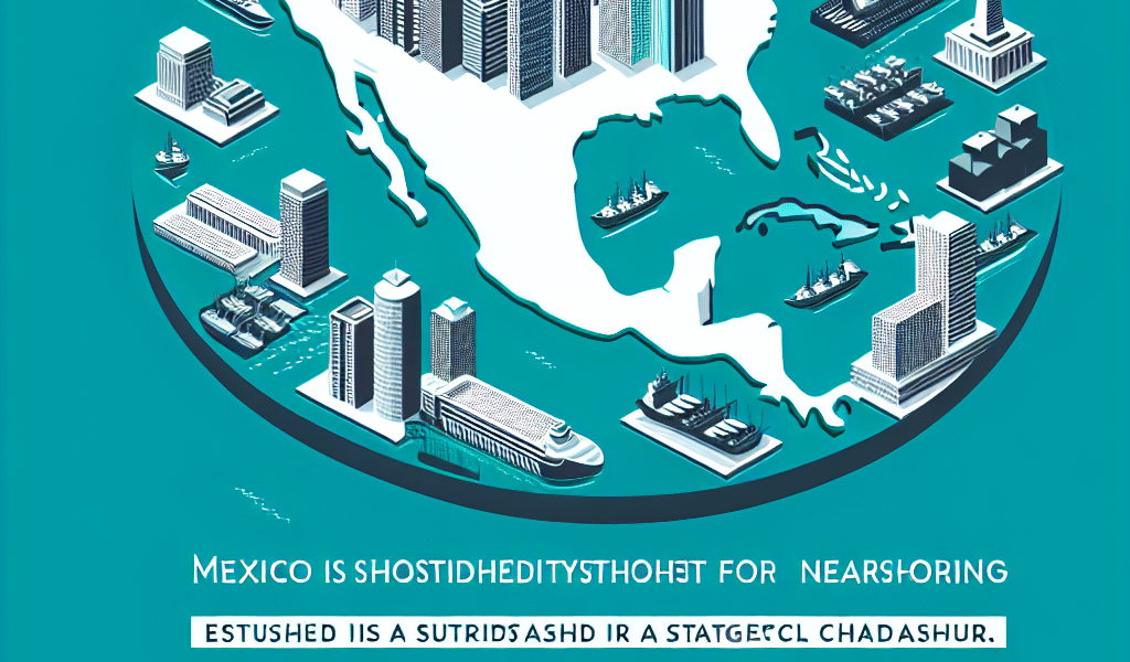 México se consolida como un hub estratégico para el nearshoring, impulsado por su ubicación geográfica, infraestructura robusta y tratados comerciales ventajosos como el T-MEC.