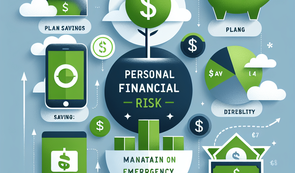 La gestión del riesgo financiero personal es clave: planifica ahorros, mantén un fondo de emergencia y diversifica tus inversiones para estabilidad y crecimiento.