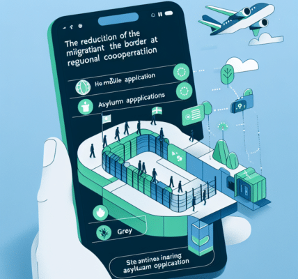 La reducción migratoria en la frontera se logra con tecnología y cooperación regional. La aplicación móvil agiliza solicitudes de asilo, mejorando el proceso de entrada.