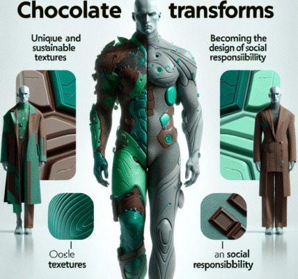 El chocolate transforma la moda: texturas únicas y sostenibles marcan tendencia para 2025, convirtiéndose en un elemento clave en el diseño y la responsabilidad social.