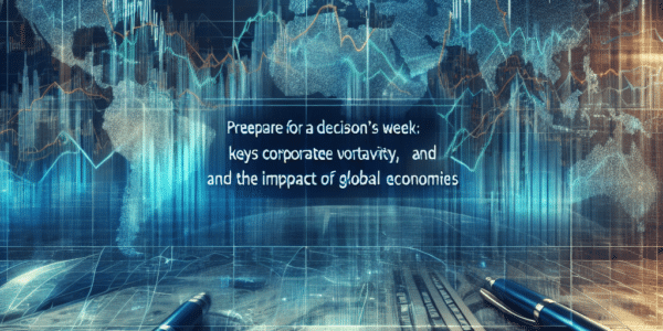 Prepárate para una semana decisiva en la bolsa: resultados corporativos clave, volatilidad esperada y el impacto de las economías globales marcarán el rumbo financiero.