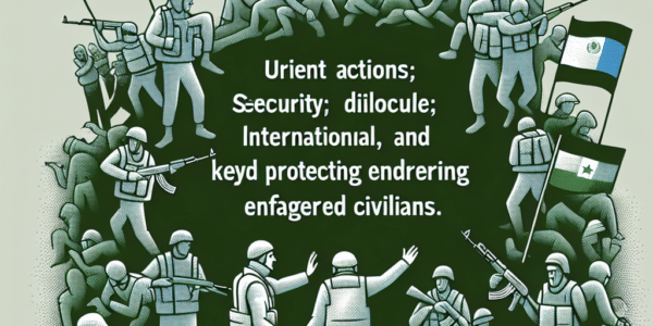 El conflicto en Medio Oriente demanda acciones urgentes; seguridad, diálogo y apoyo internacional son clave para proteger a los civiles en peligro.