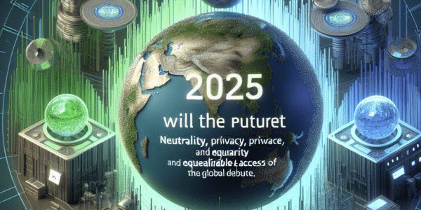 El 2025 será crucial para el futuro de Internet: neutralidad, privacidad y acceso equitativo estarán en el centro del debate global.