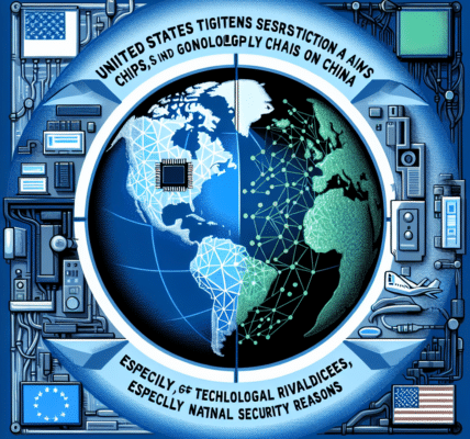 Estados Unidos endurece restricciones a chips AI, impactando cadenas globales y rivalidades tecnológicas, especialmente con China, argumentando motivos de seguridad nacional.