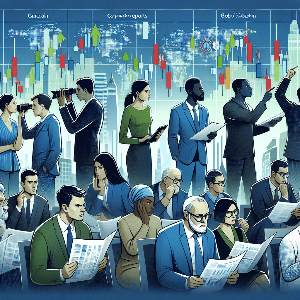 Inversionistas analizan reportes corporativos y tensiones geopolíticas esta semana, buscando señales económicas clave mientras se esperan movimientos volátiles en los mercados financieros.