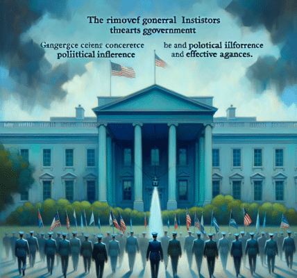 La remoción de inspectores generales amenaza la transparencia gubernamental, generando preocupación por la influencia política y el control efectivo en agencias clave.