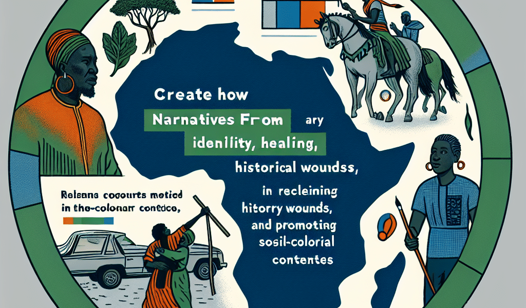 Las narrativas africanas son clave para reclamar identidad, sanar heridas históricas y promover la justicia social en contextos post-coloniales.