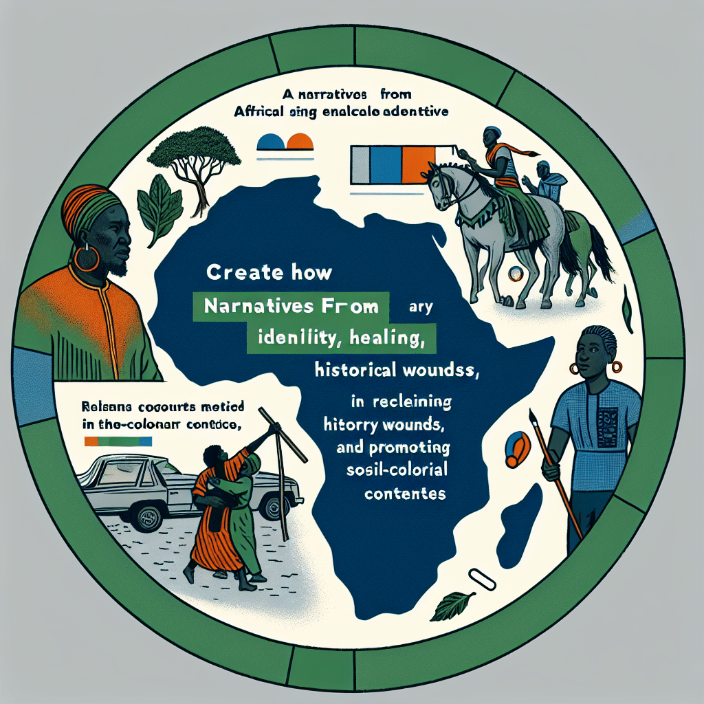 Las narrativas africanas son clave para reclamar identidad, sanar heridas históricas y promover la justicia social en contextos post-coloniales.