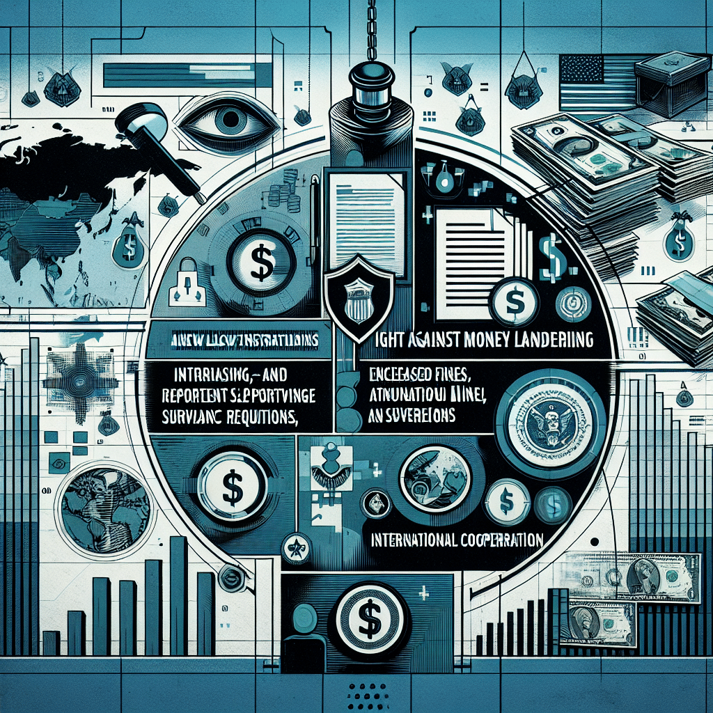 Nueva ley estadounidense intensifica lucha contra lavado de dinero con estrictos requisitos de reporte y vigilancia, aumentando multas y cooperación internacional para mejorar seguridad financiera.