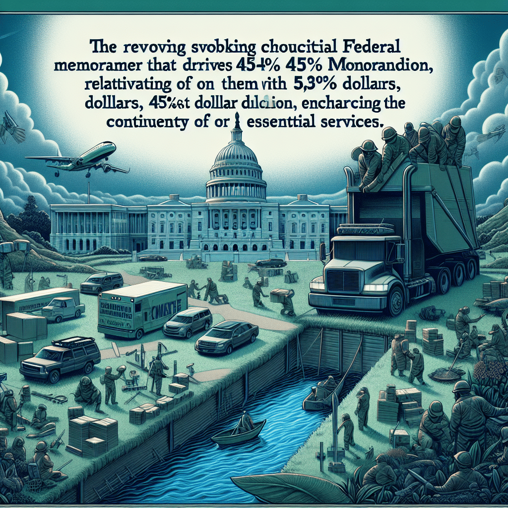 Revocar el memorando impulsa proyectos federales cruciales, reactivando el 45% de ellos con 590 millones de dólares, mejorando la continuidad de servicios esenciales.
