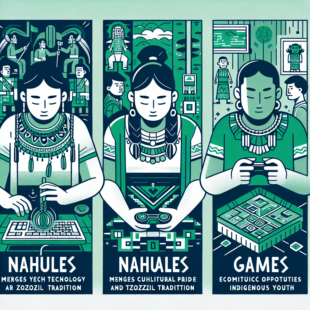 Sumérgete en "Juegos de Nahuales", un videojuego que fusiona tecnología y tradición tzotzil, promoviendo orgullo cultural y oportunidades económicas para jóvenes indígenas.